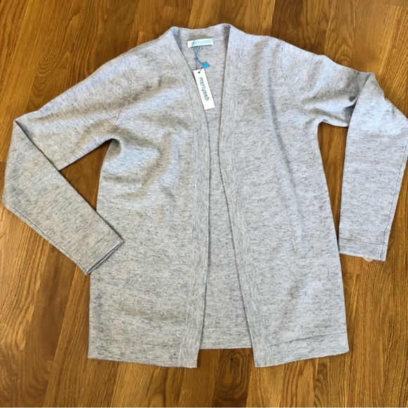 Mariyaab Women's 100% Fine Cashmere Soft Long Sleeve Cardigan Sweater Size S - Picture 10 of 13